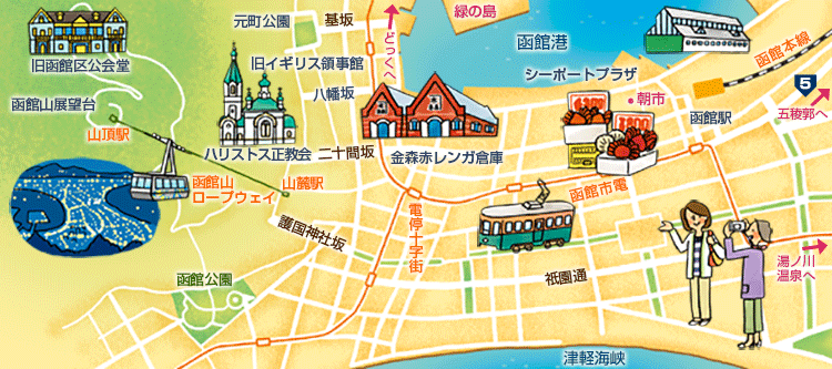 函館｜函館地図