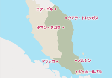 マレー半島西海岸　地図